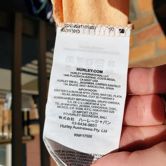 NWT Hurley Juniors' Size XL Palm Tree Casual Cropped T-Shirt - Picture 8 of 15